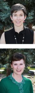 Photos of Community First Foundation's Professional Advisors Council, Julia McVey and Heidi Gassman,